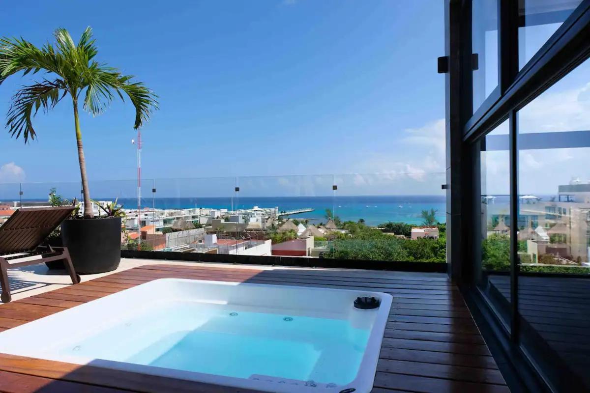 Stayon5A.Av.Penthouse With Privatepool Freeparking Playa del Carmen Exteriör bild